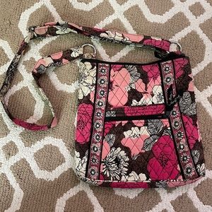 Vera Bradley Hipster Crossbody - Mocha Rouge